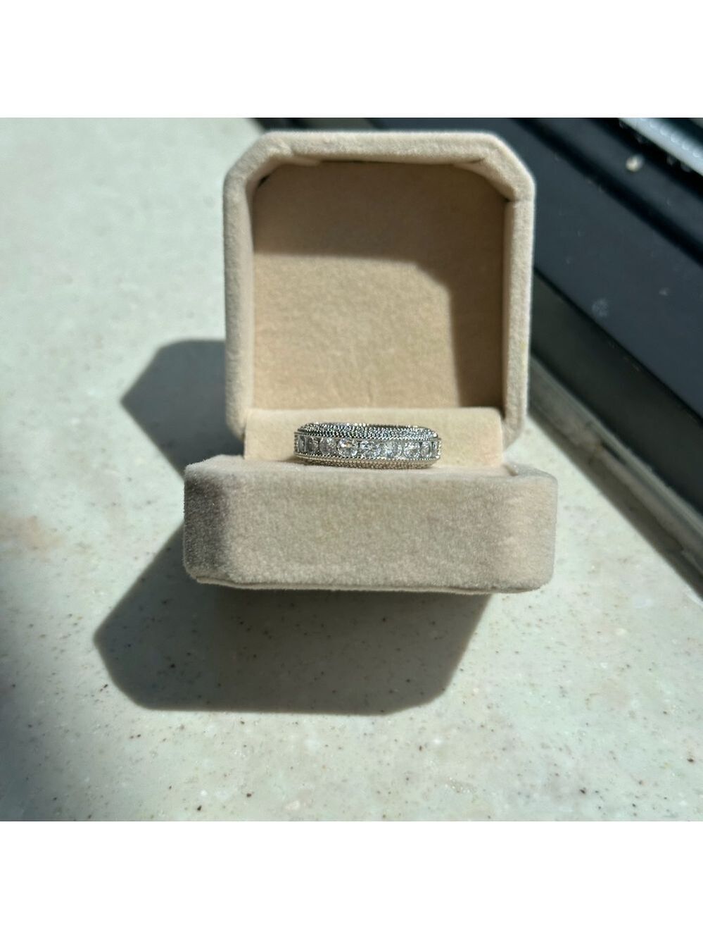 WEDDING BRIDAL ENGAGEMENT RING - Picture 6 of 7